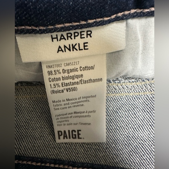 PAIGE
Harper Wide Leg Ankle Jeans in Casa🪻 - Picture 11 of 13